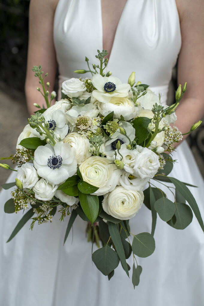 Bride on her wedding day in Hoboken