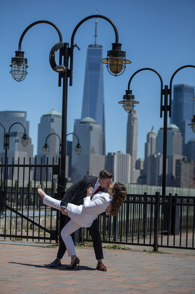 Liberty State Park engagement photos