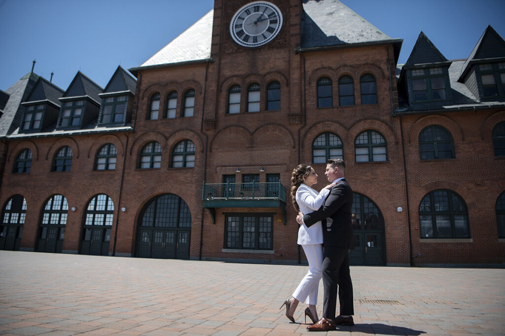 Liberty State Park engagement photos
