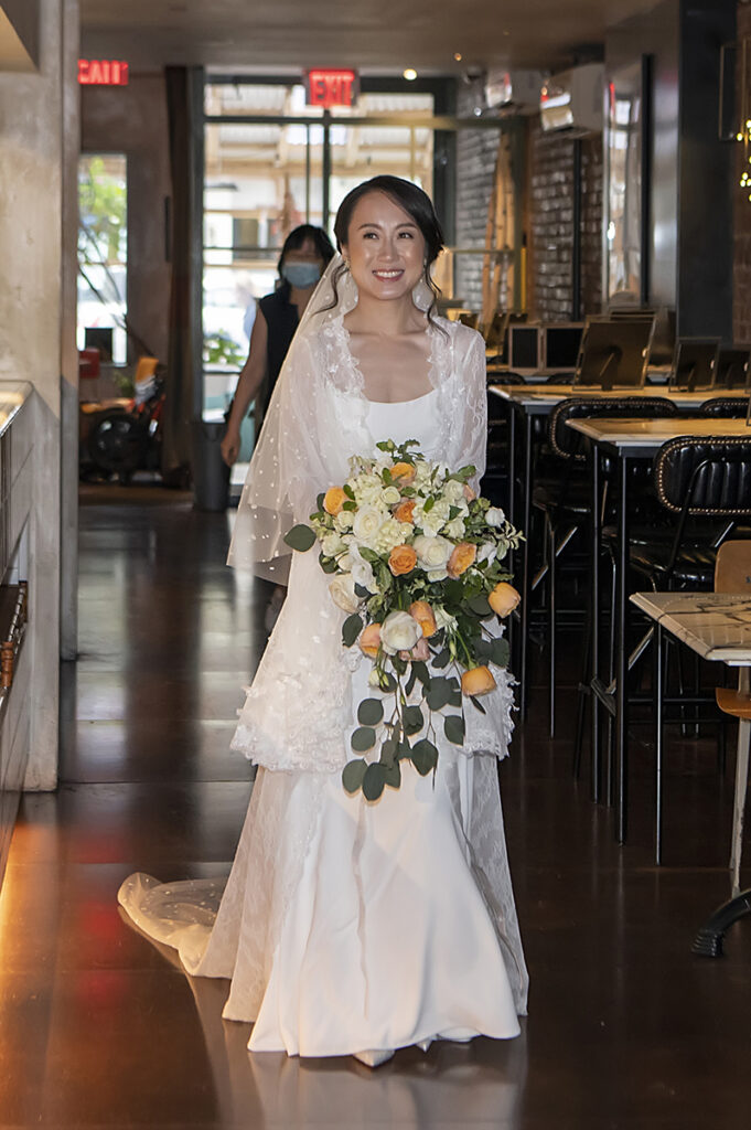 NYC wedding ceremony at Hao Noodle