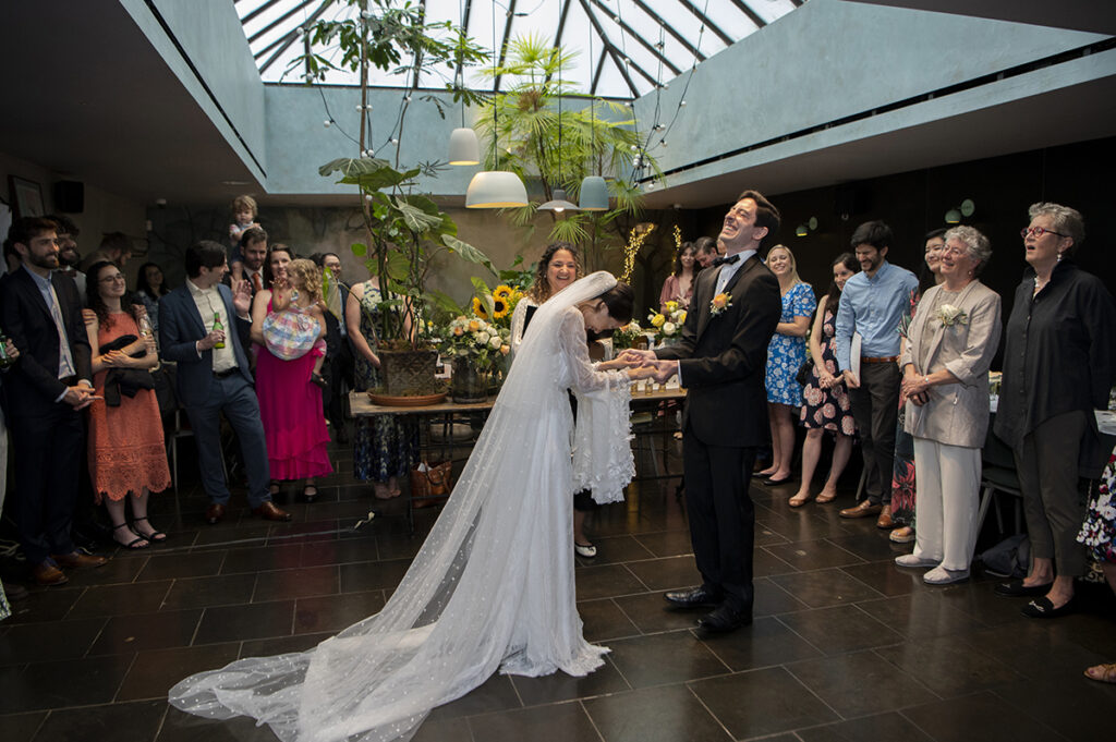 intimate NYC wedding ceremony at Hao Noodle