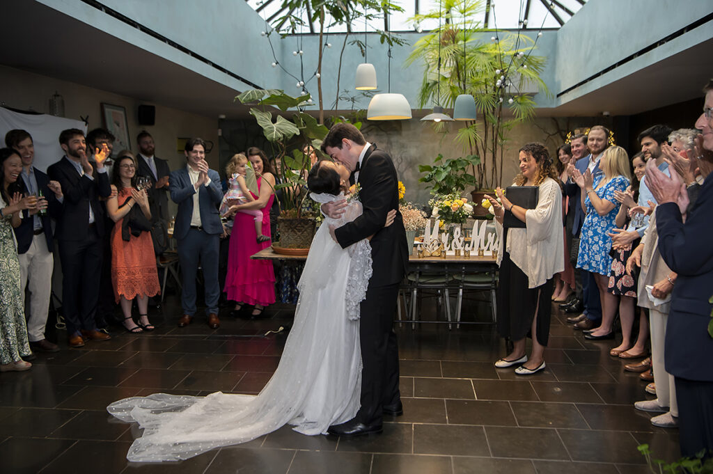 intimate NYC wedding ceremony at Hao Noodle