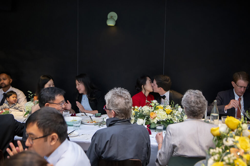 intimate NYC wedding at Hao Noodle