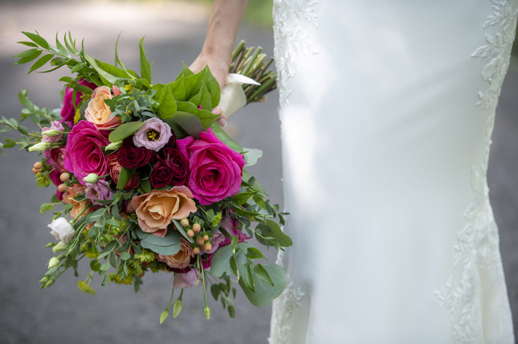 bride on their wedding day at Belle Voir Manor at Pen Ryn Estate