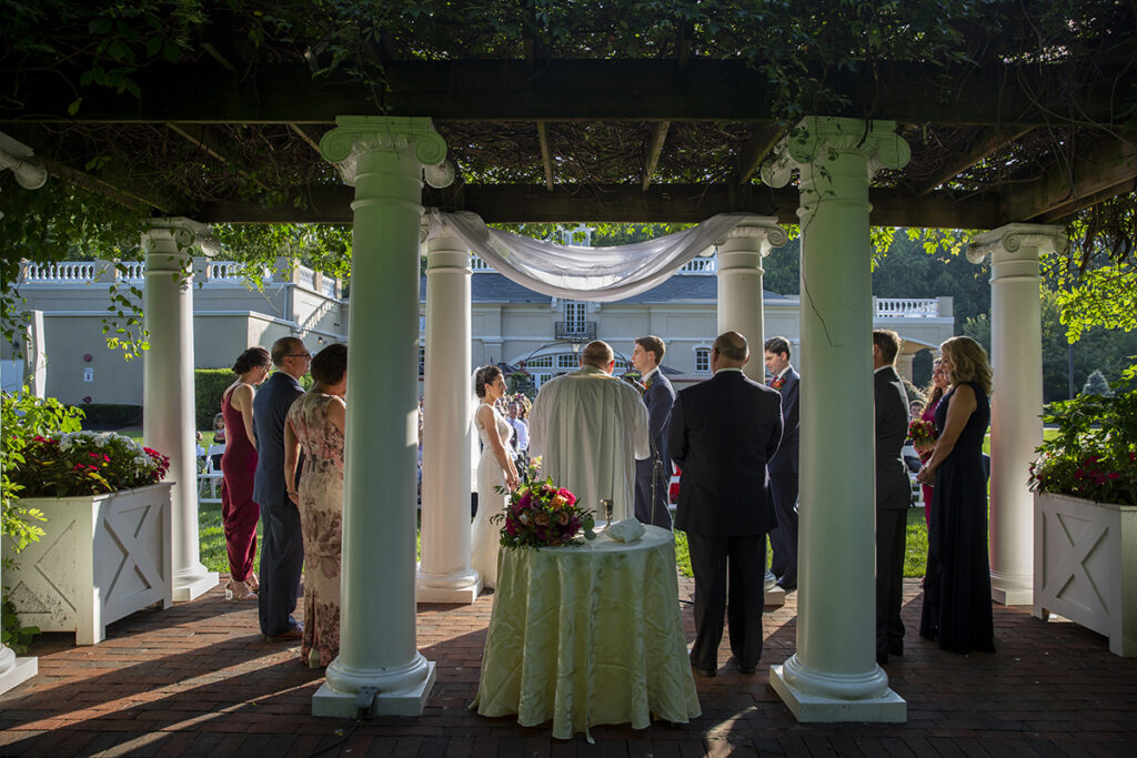 Belle Voir Manor at Pen Ryn Estate wedding ceremony