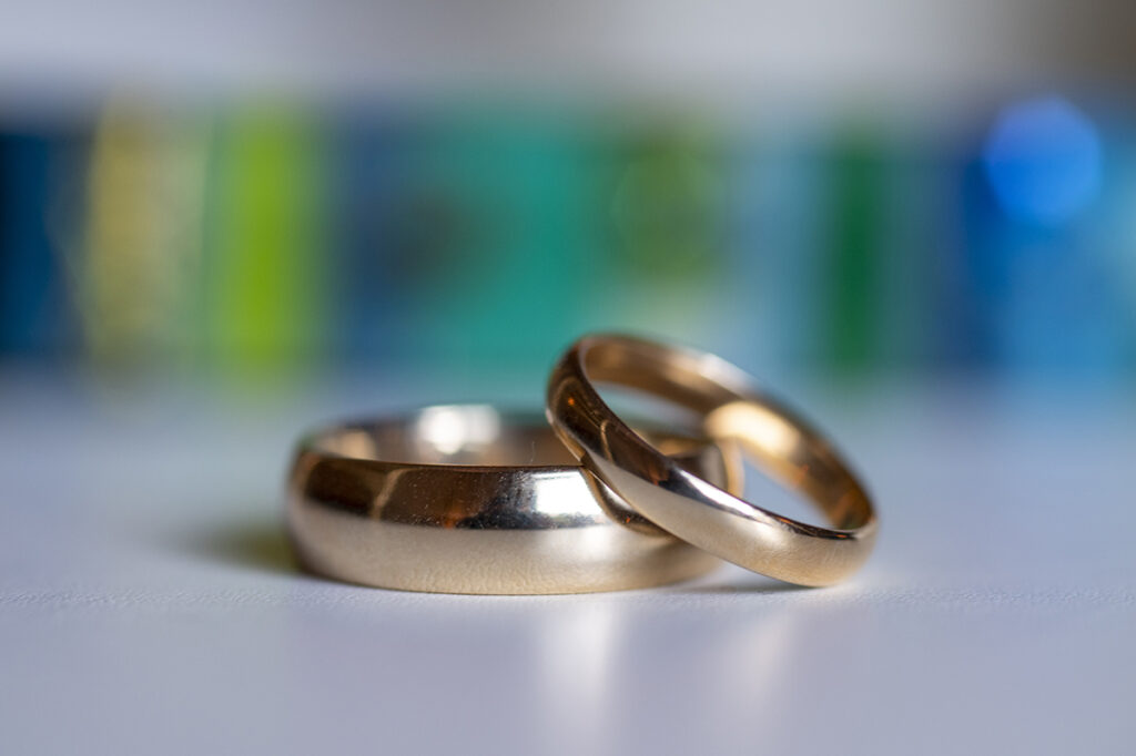 wedding rings at Belle Voir Manor at Pen Ryn Estate wedding