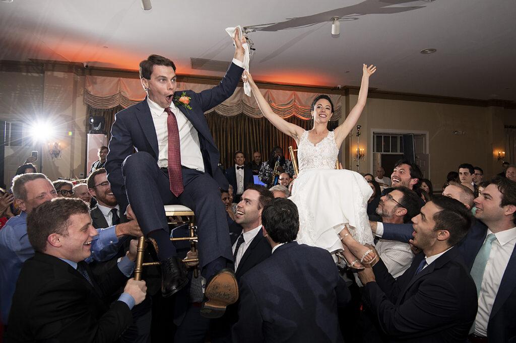 hora at reception at Belle Voir Manor at Pen Ryn Estate wedding