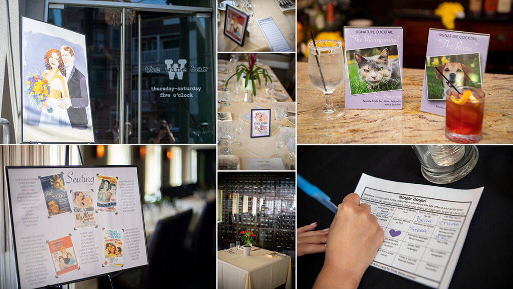 intimate wedding at The Wine Bar and Restaurant in Atlantic Highlands
