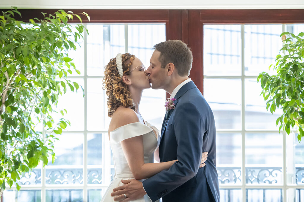 intimate wedding at The Wine Bar and Restaurant in Atlantic Highlands