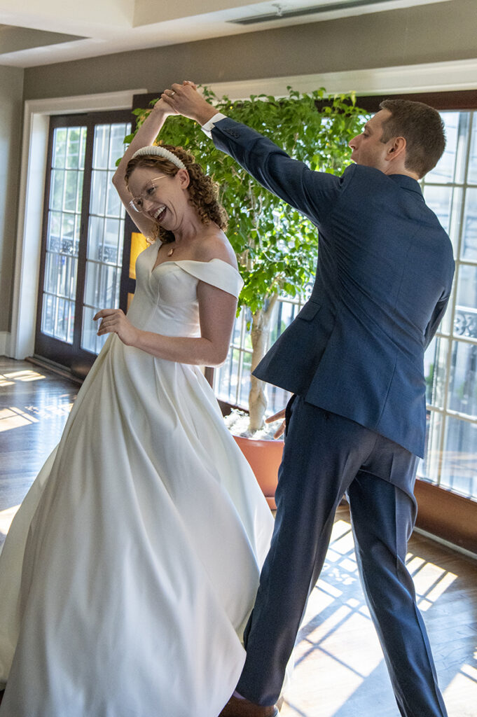 intimate wedding at The Wine Bar and Restaurant in Atlantic Highlands
