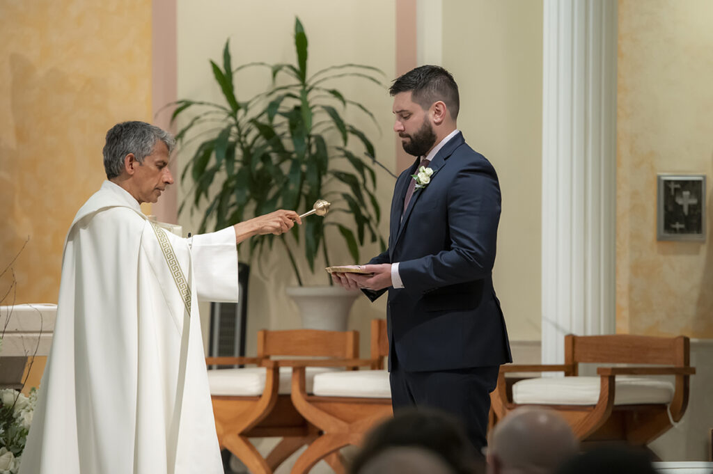 NYC church wedding ceremony