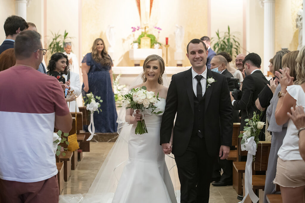 NYC church wedding ceremony