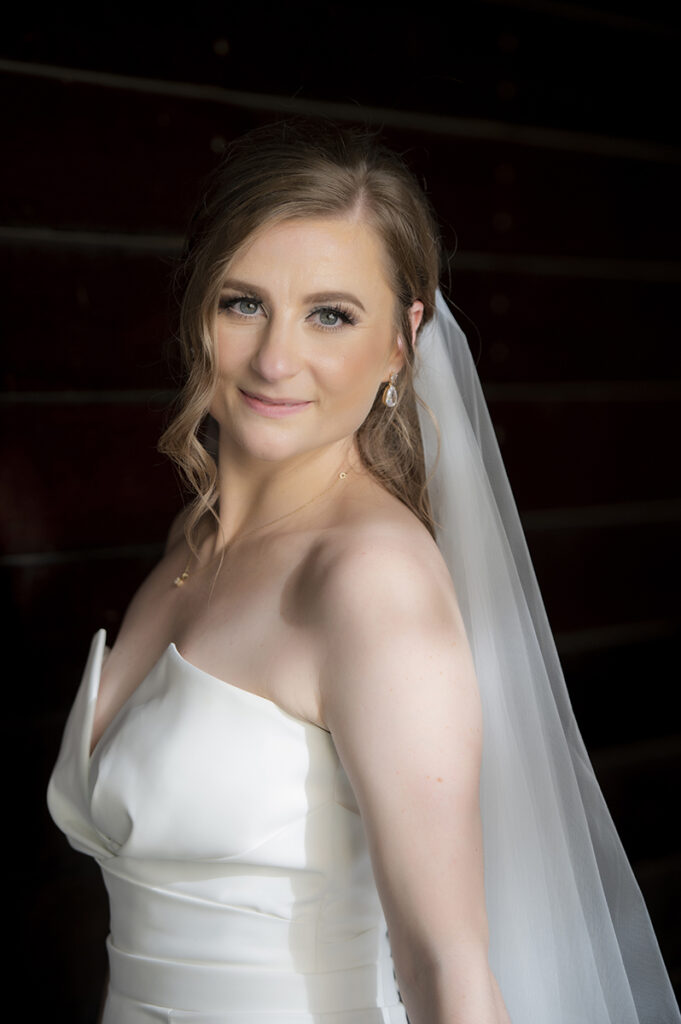 bride on her wedding day at Celebrate at Snug Harbor