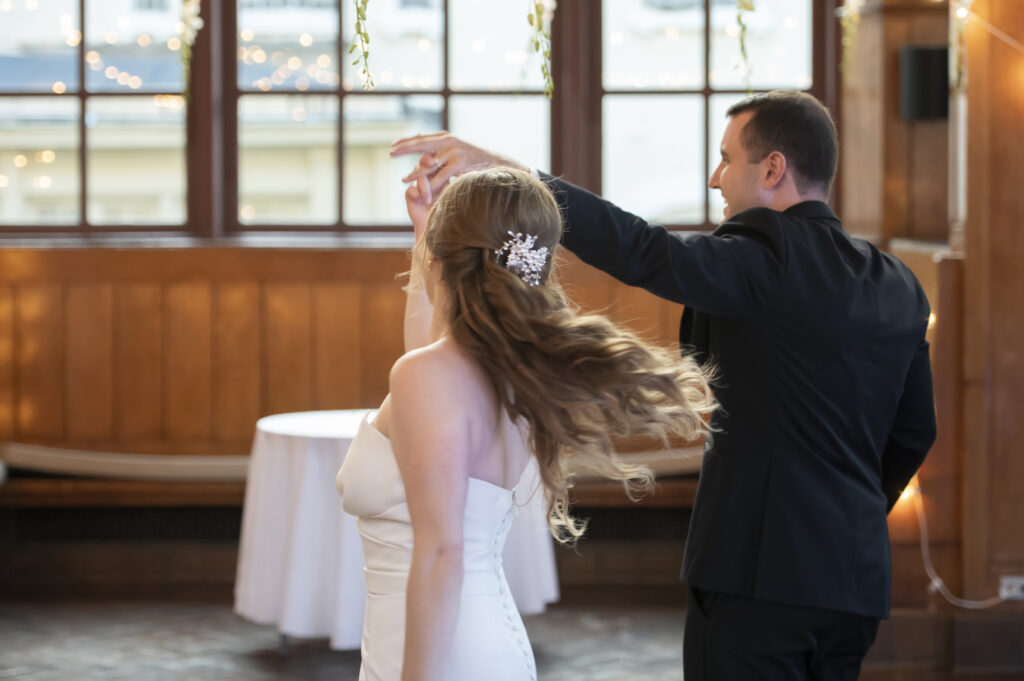 wedding reception at Celebrate at Snug Harbor