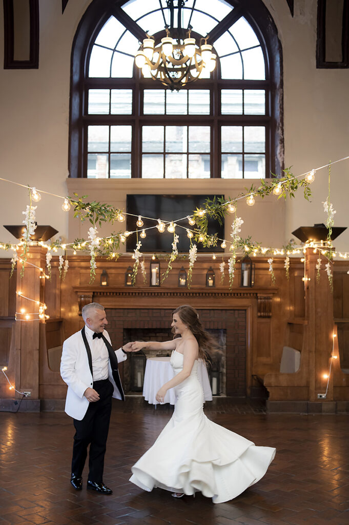 wedding reception at Celebrate at Snug Harbor