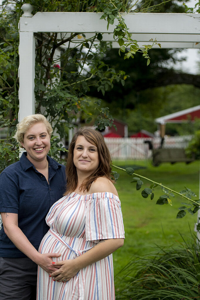 Terhune Orchards Maternity Photos | Princeton Family Photographer | LGBTQ NJ Family Photographer 