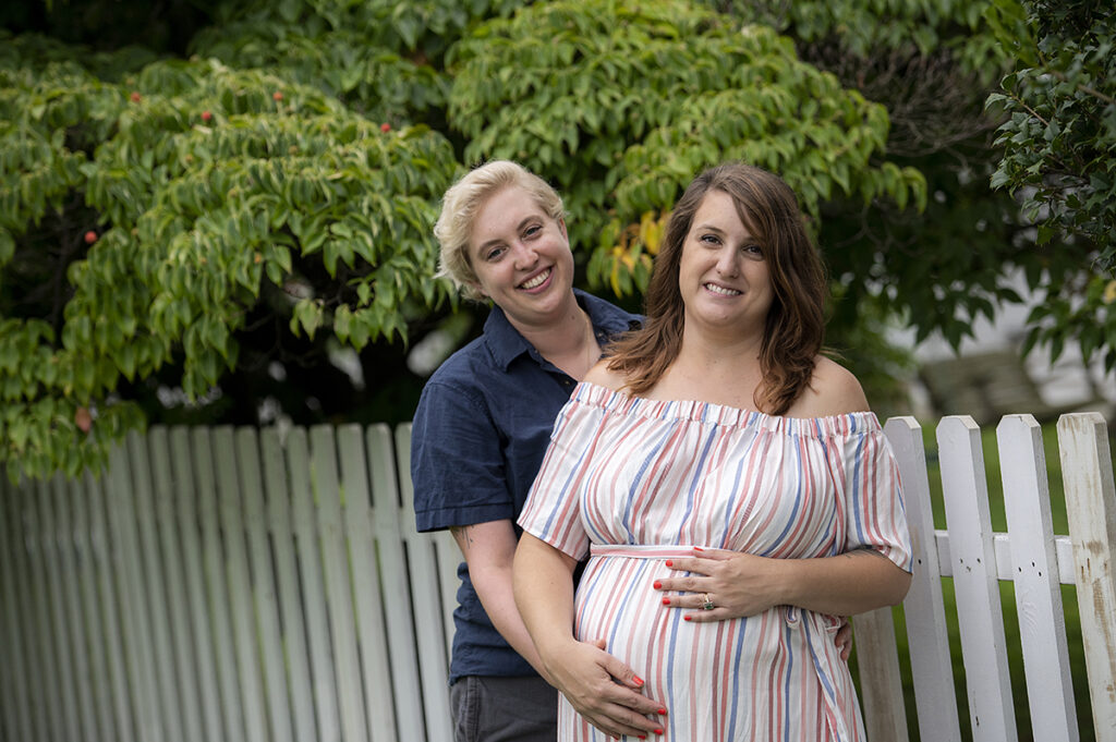 Terhune Orchards Maternity Photos | Princeton Family Photographer | LGBTQ NJ Family Photographer 