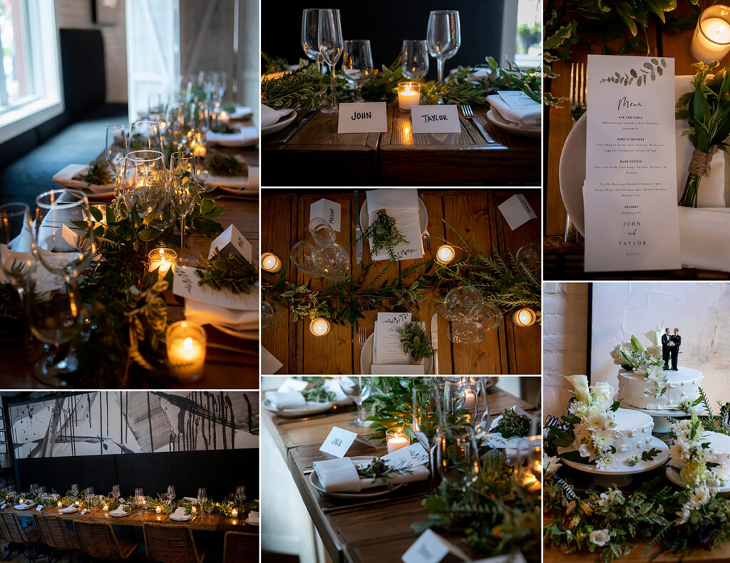 Intimate Hoboken wedding celebration at Olivia's