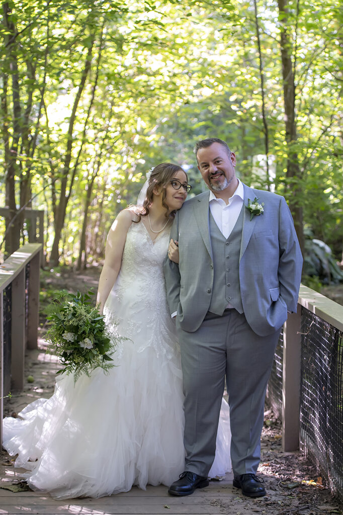 bride and groom on their wedding day. The River Cafe wedding