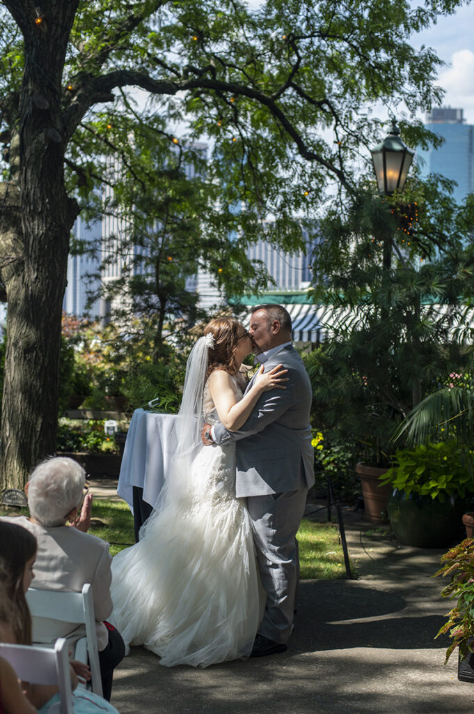 intimate NYC wedding at The River Cafe in Brooklyn