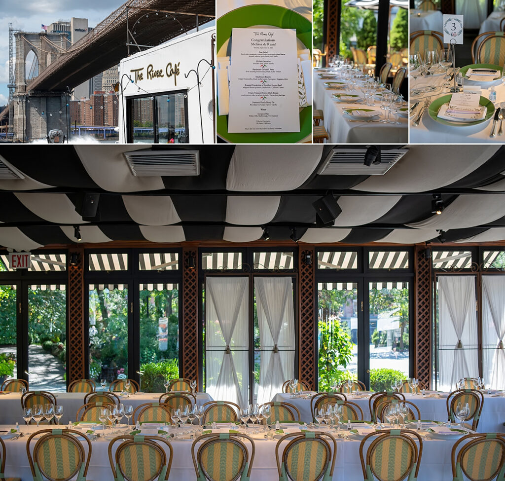 intimate NYC wedding at The River Cafe in Brooklyn
