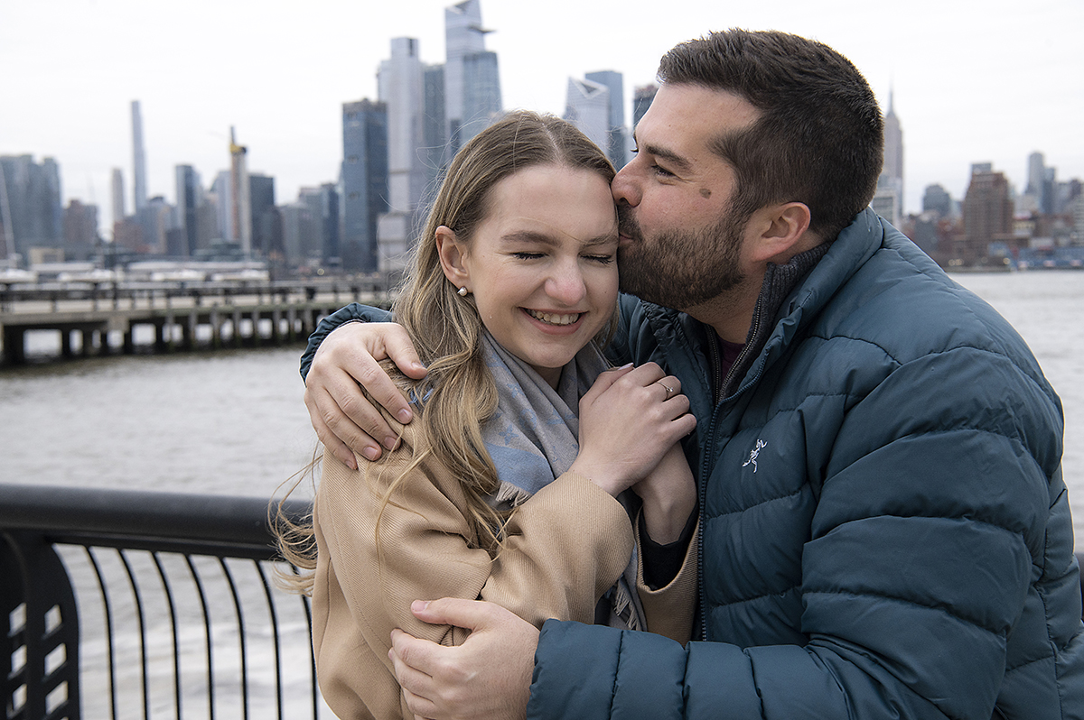 Hoboken Waterfront Proposal | Hoboken Wedding Photographer | Jeff + Mia