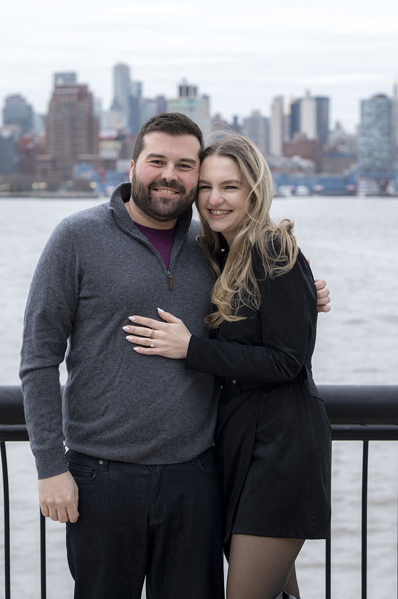 Hoboken Waterfront Proposal | Hoboken Wedding Photographer | Jeff + Mia