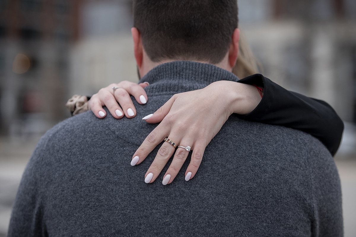Hoboken Waterfront Proposal | Hoboken Wedding Photographer | Jeff + Mia