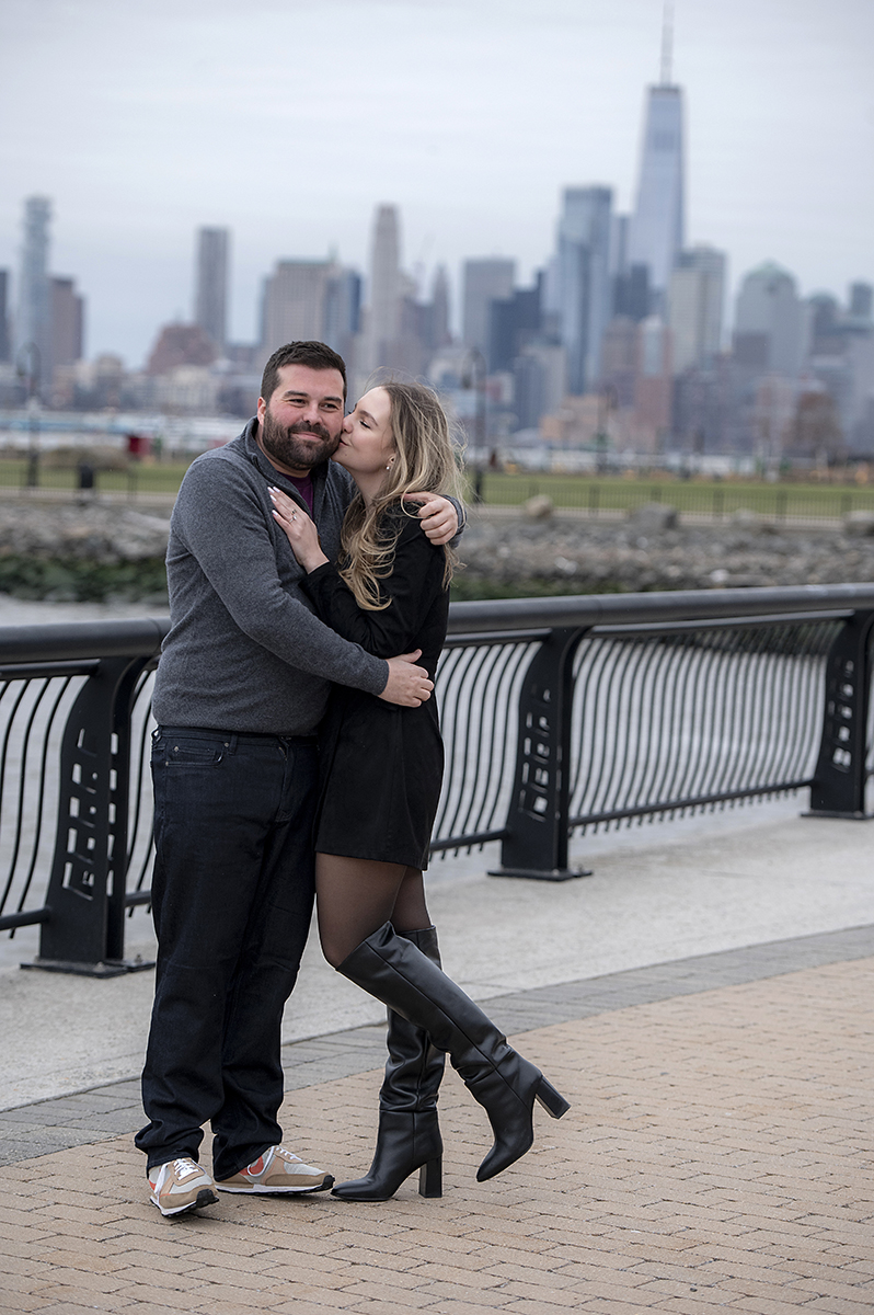 Hoboken Waterfront Proposal | Hoboken Wedding Photographer | Jeff + Mia