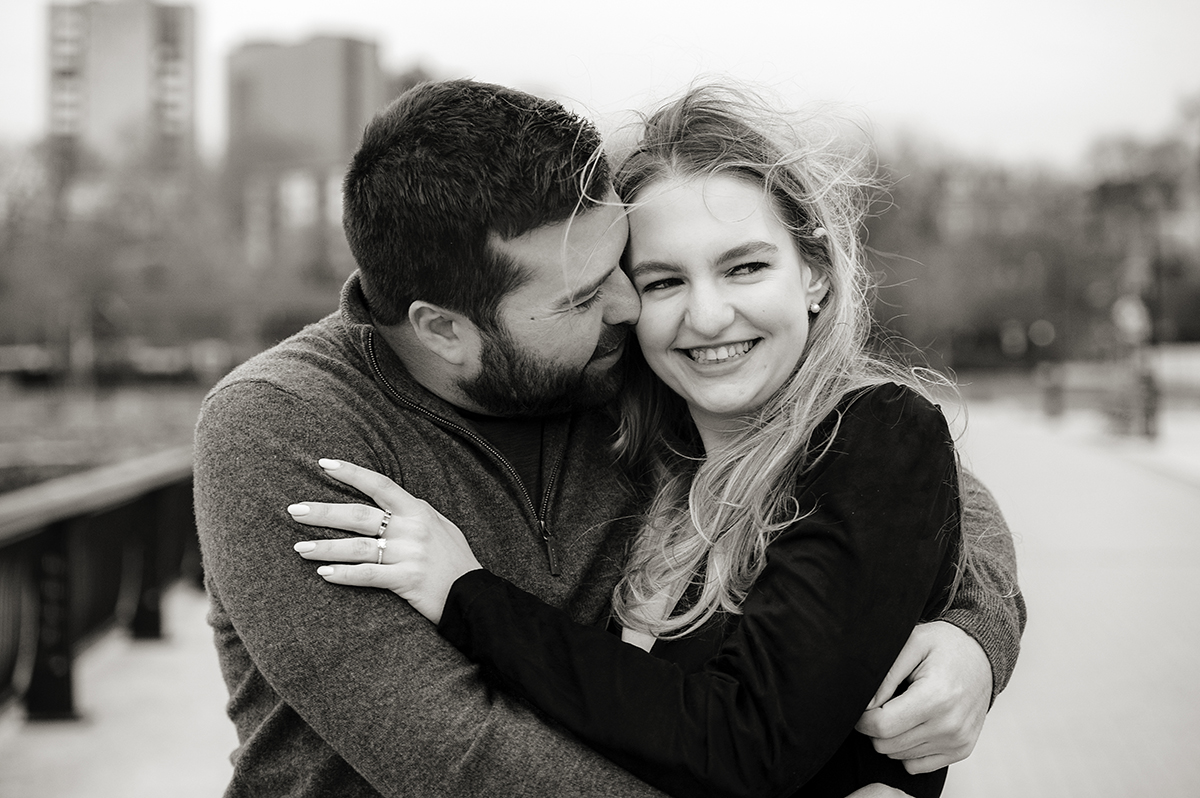 Hoboken Waterfront Proposal | Hoboken Wedding Photographer | Jeff + Mia
