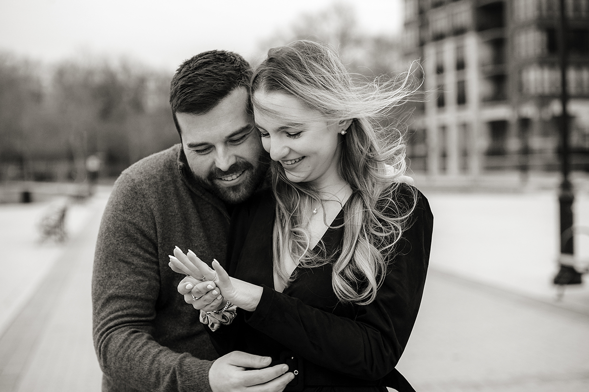 Hoboken Waterfront Proposal | Hoboken Wedding Photographer | Jeff + Mia