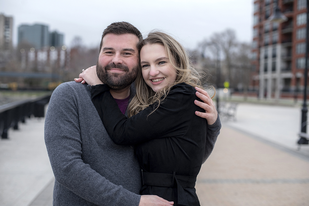 Hoboken Waterfront Proposal | Hoboken Wedding Photographer | Jeff + Mia
