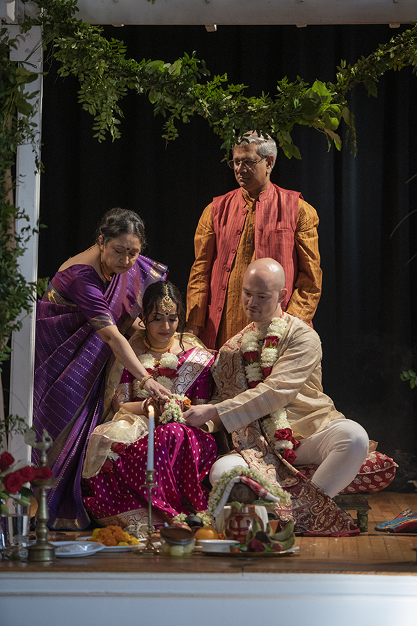 Hindu wedding ceremony at Glen Ridge Women’s Club