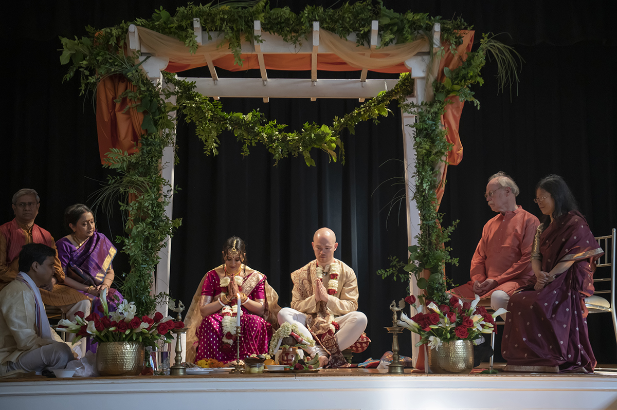 Hindu wedding ceremony at Glen Ridge Women’s Club