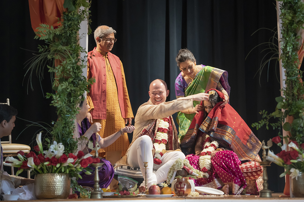 Hindu wedding ceremony at Glen Ridge Women’s Club