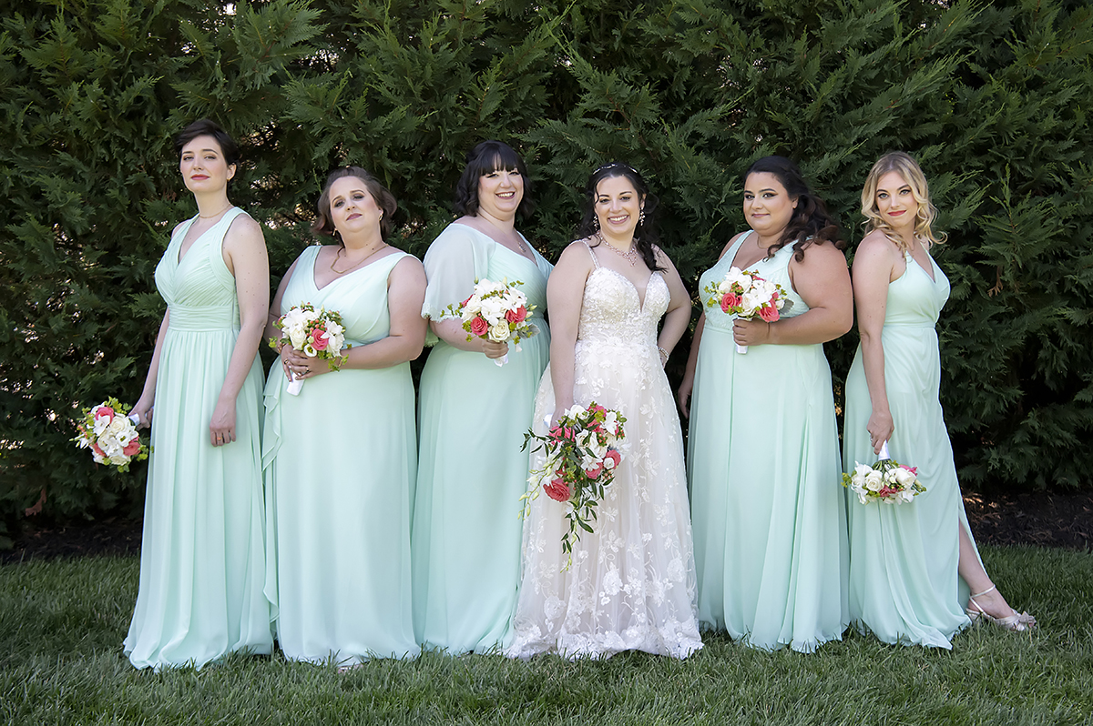 wedding party on wedding day at Conservatory at The Madison Hotel Wedding in Morristown, NJ