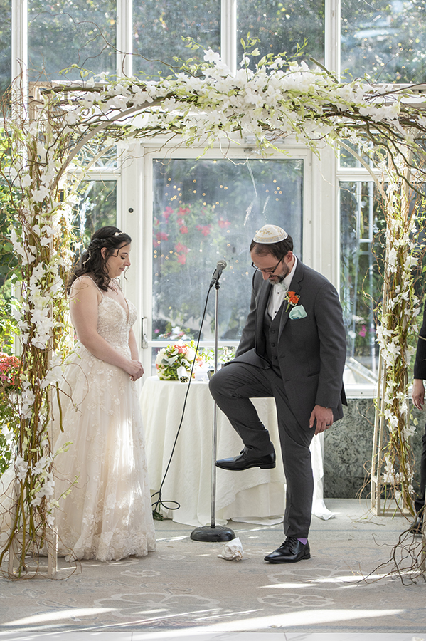 wedding ceremony at Conservatory at The Madison Hotel Wedding in Morristown, NJ