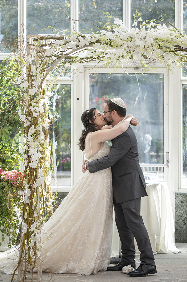 wedding ceremony at Conservatory at The Madison Hotel Wedding in Morristown, NJ