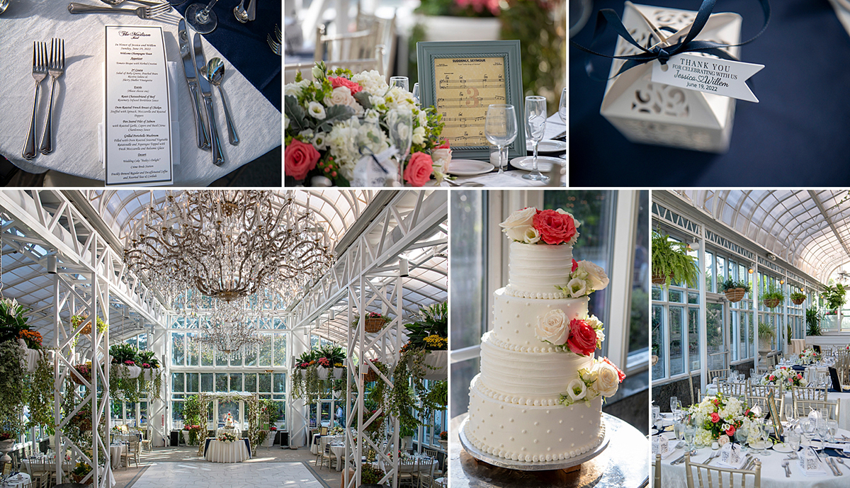 wedding reception at Conservatory at The Madison Hotel in Morristown, NJ