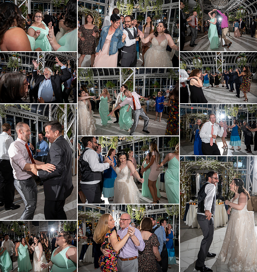 dancing at wedding reception at Conservatory at The Madison Hotel in Morristown, NJ