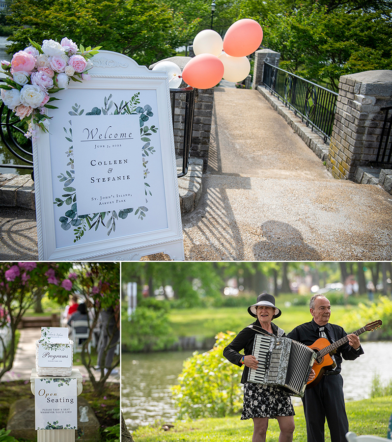 intimate Asbury Park vow renewal ceremony