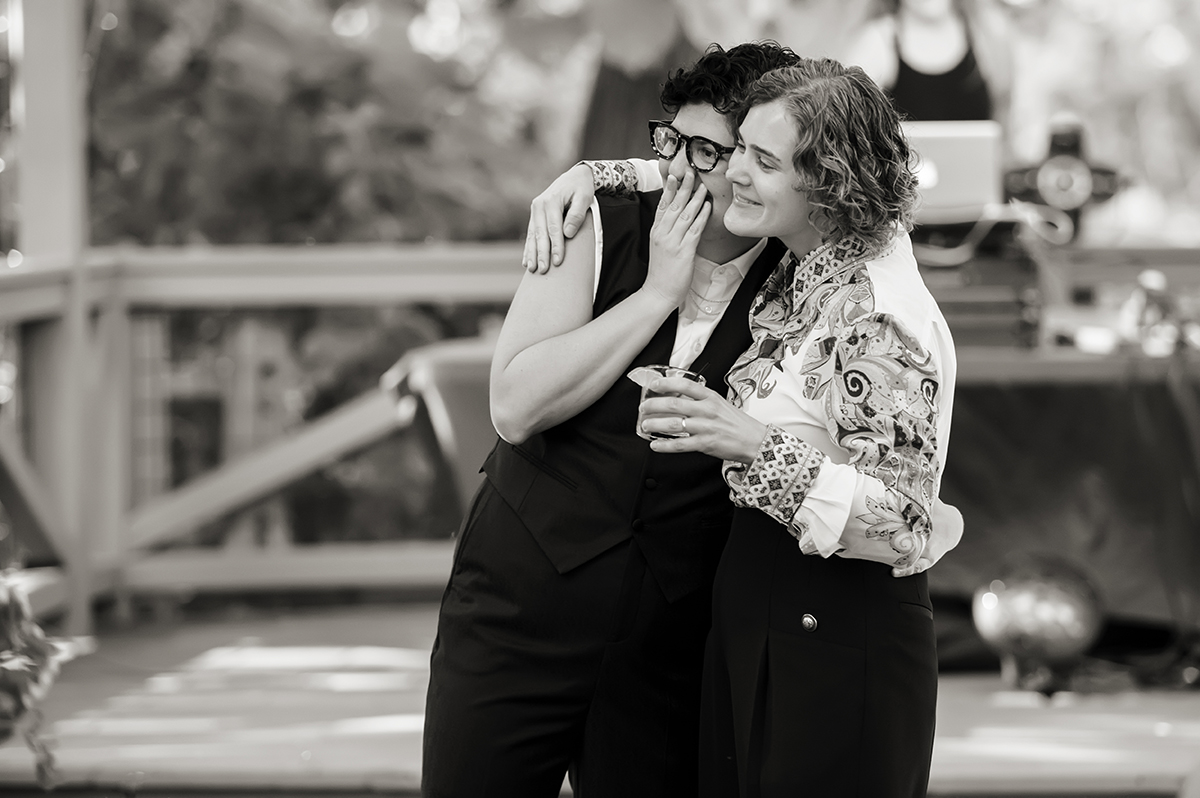 wedding reception at Catamount at Emerson Lodge in the Catskills. LGBTQ wedding
