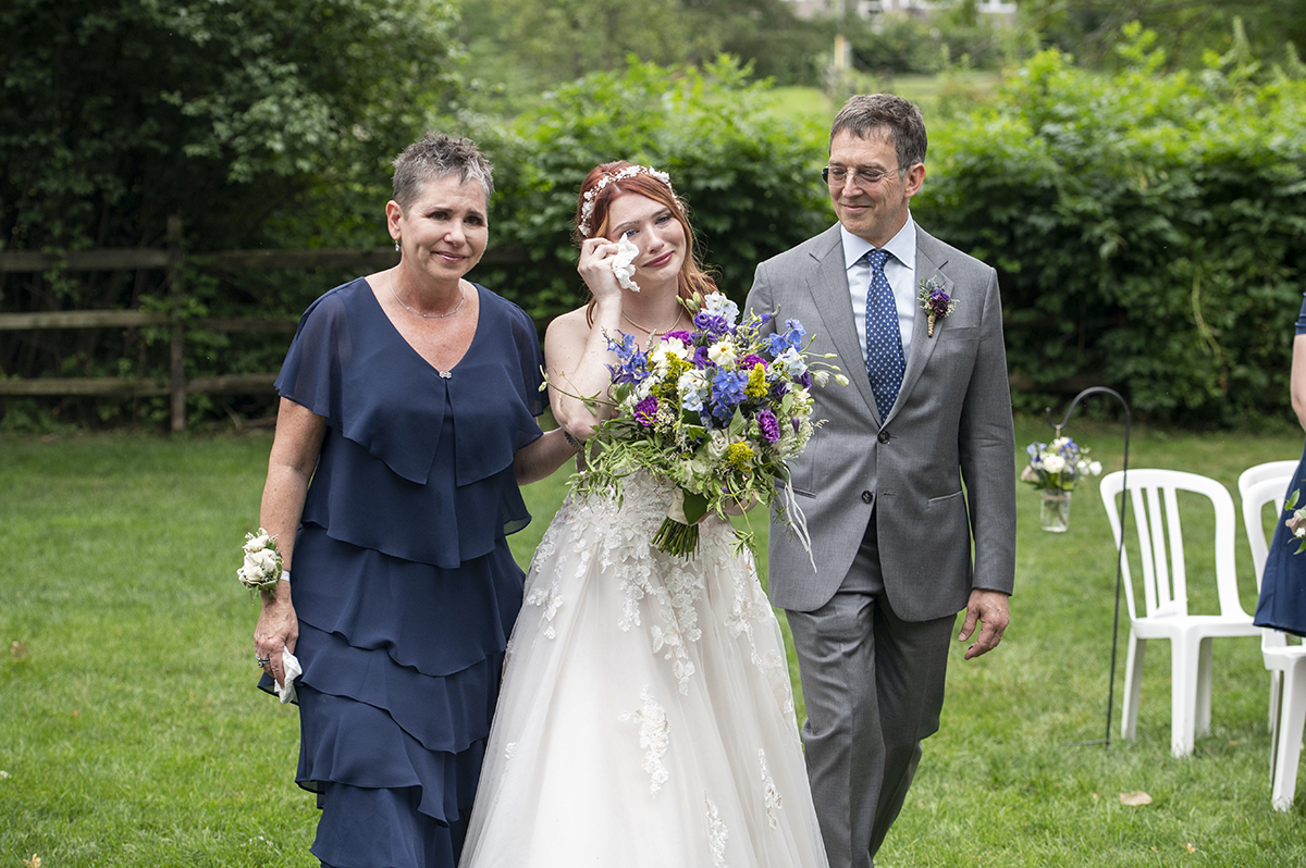 brides married at Crossed Keys Estate Wedding