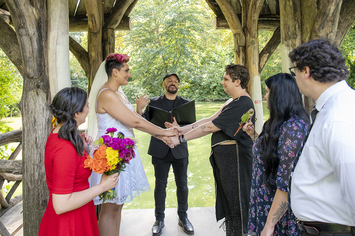 Intimate Central Park Wedding ceremony