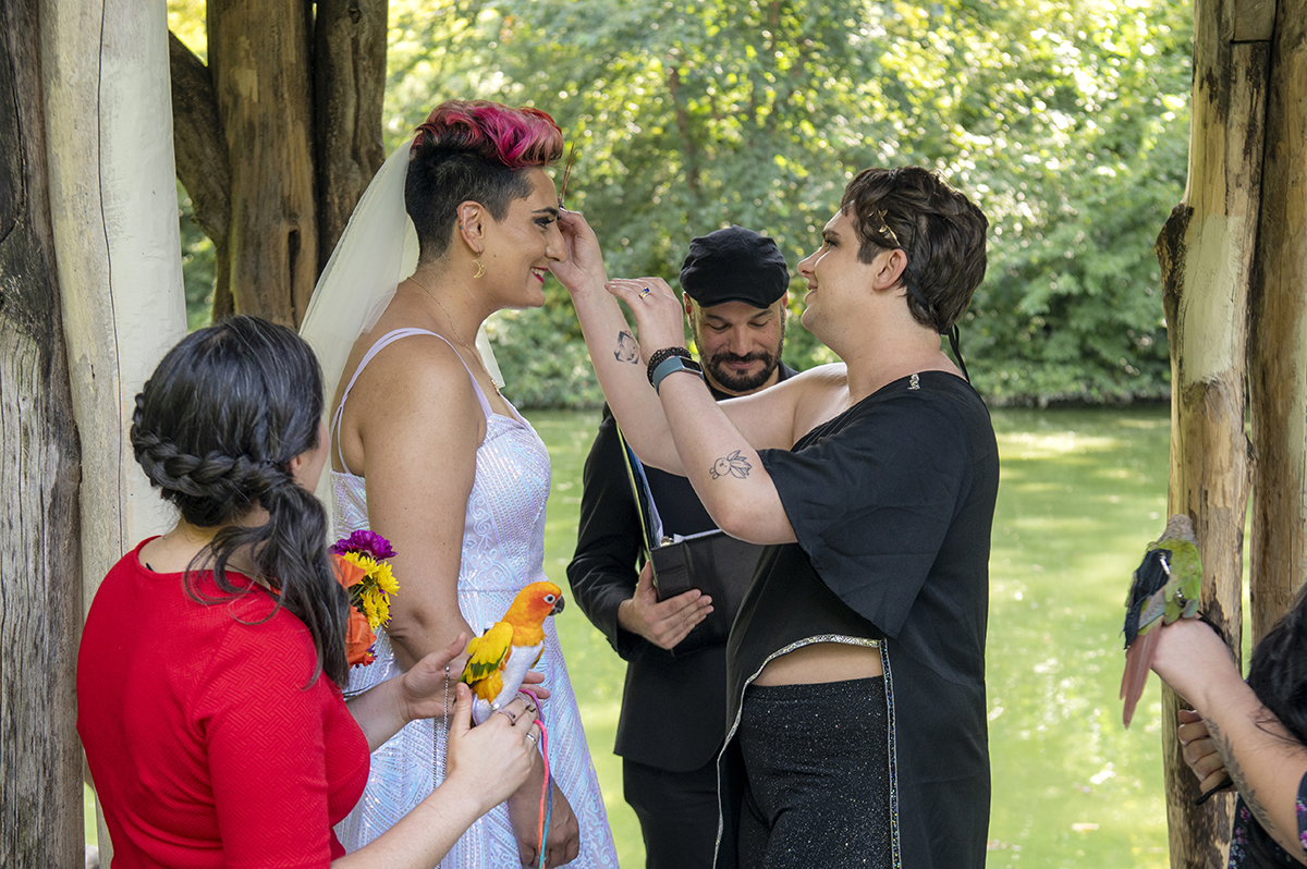 Intimate Central Park Wedding ceremony