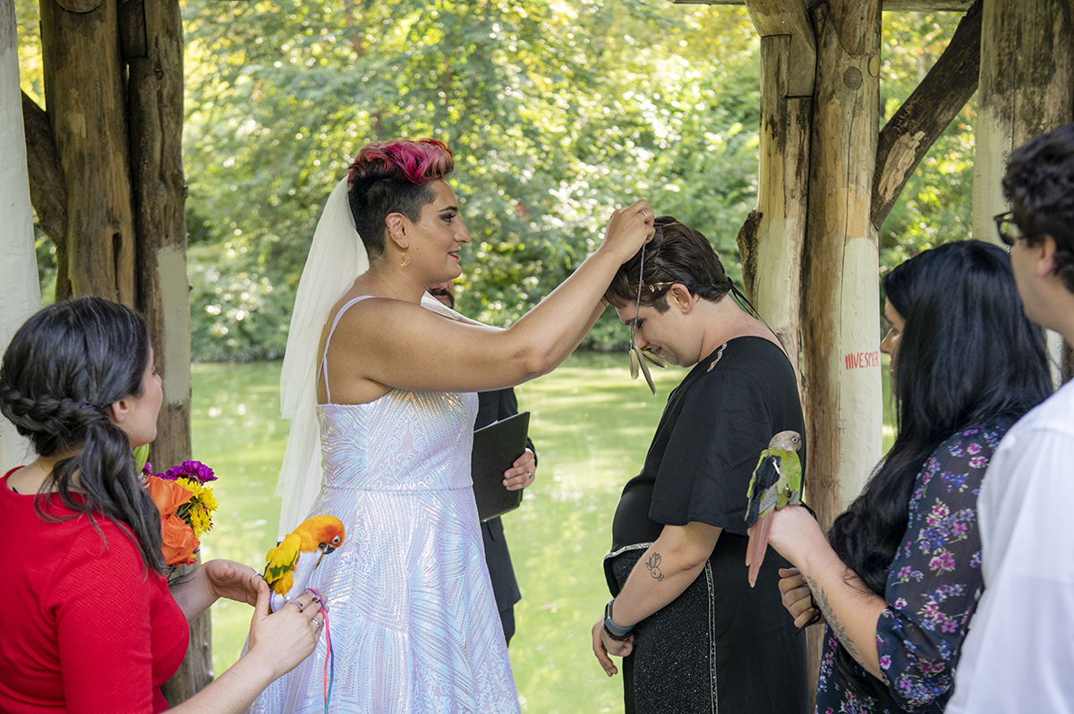 Intimate Central Park Wedding ceremony