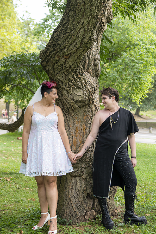 Intimate Central Park Wedding ceremony