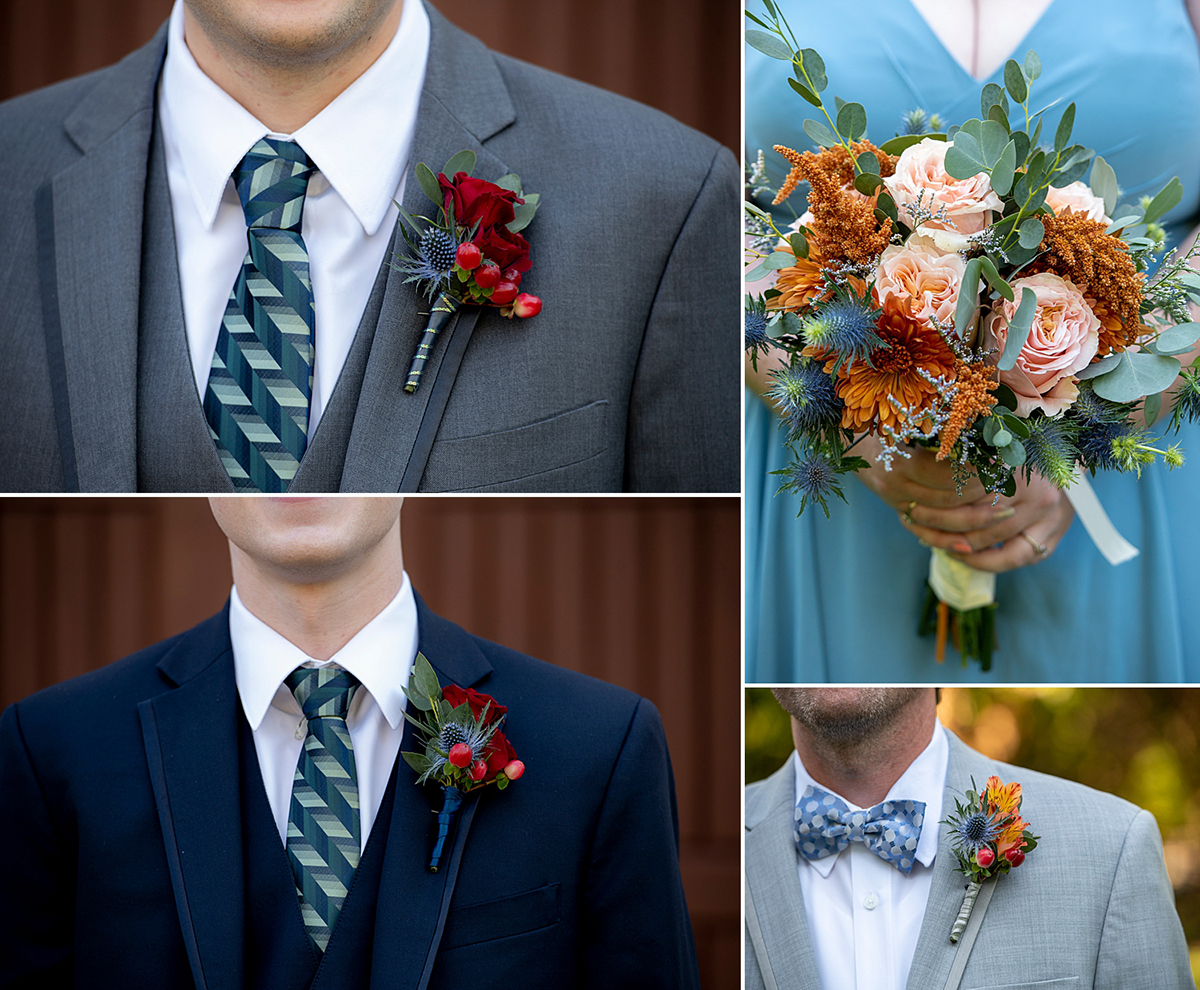 wedding party at wedding day at The English Manor. LGBTQ wedding