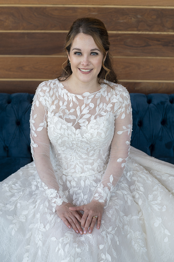 bride at Hudson House wedding in Jersey City