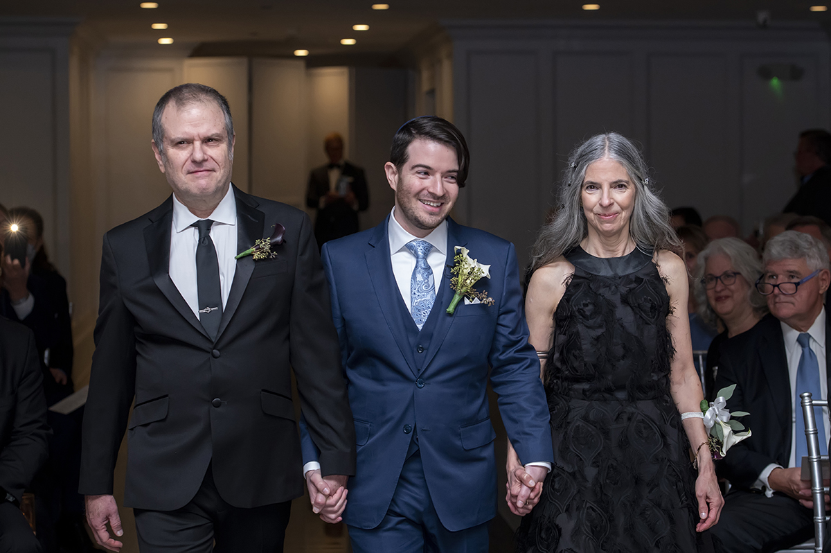 Jewish wedding ceremony at Hudson House wedding in Jersey City